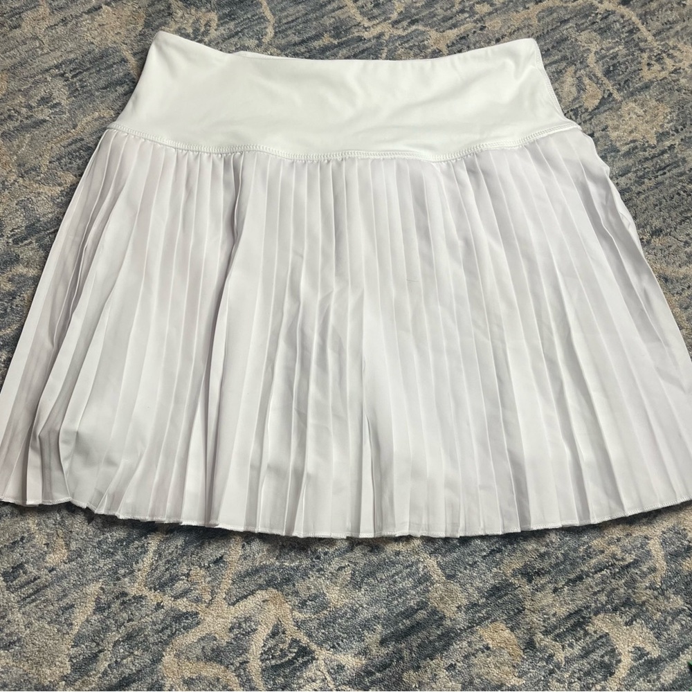 WILLIT Women's Pleated Tennis Skirt with Pocket in White Sz Medium - Picture 5 of 9